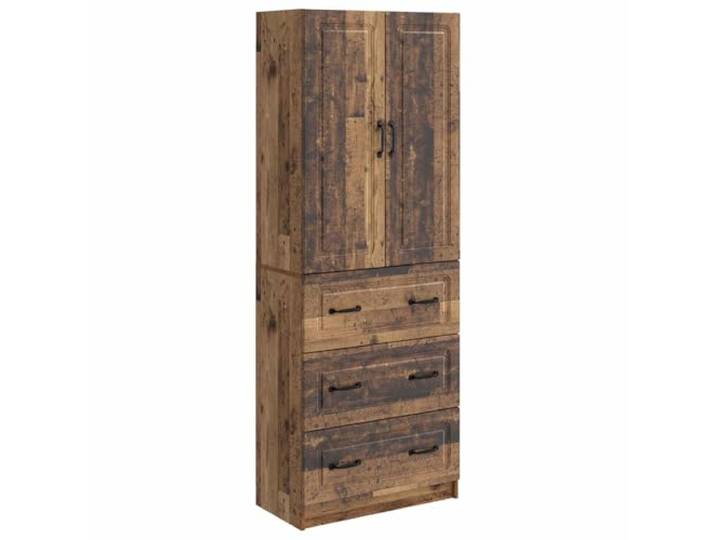 HKLGBVCR Möbel-Set, 2-teilig, 66 x 34,5 x 87 cm, aus Holz Schiebetüren, verstellbare Einlegeböden, verstellbare Fächer, leicht zu reinigende Oberfläche, minimalistisches Design
