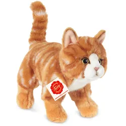Teddy-Hermann - Katze stehend rot getiegert 20 cm