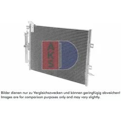 Kondensator Klimaanlage AKS DASIS 182035N für Renault Modus Grand