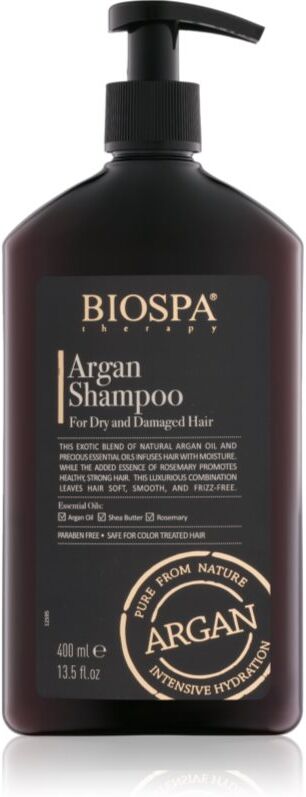 Sea of Spa Bio Spa shampoing à l'huile d'argan pour cheveux secs et abîmés 400 ml