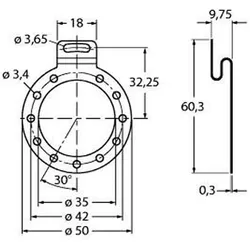 Turck Befestigungsblech RME-9