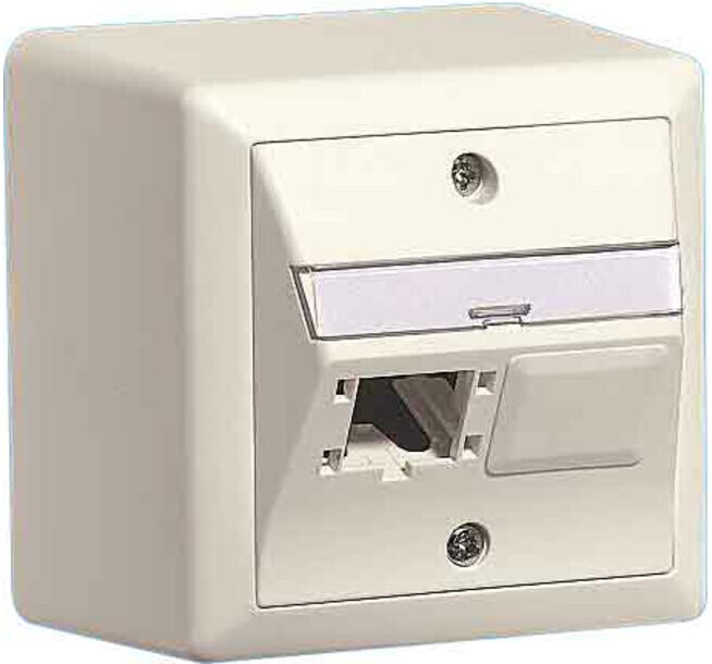 Reichle&De-Massari; Boîtier AP Global 80x80, 2x1 port 310786 (310786)