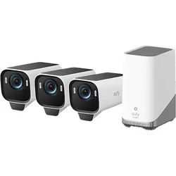 EUFY eufyCam S3 Pro 3er Set, Überwachungskamera