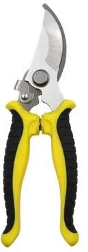 Inspired Living Precision Bird Beak Pruning Scissors Stainless Steel Garden Pruning Shears For Effortless Cutting yellow