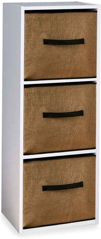 Rebrilliant Northville 30 cm W Bookcase Natural (3 Shelves) 80cm H x 30cm W x 23.5cm D