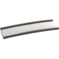 500 Etikettenhalter, C-Profil, magnetisch,  Abschnitte 20 mm | 150 mm, Ferrit, schwarz