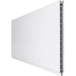 GroJa BasicLine PVC-Steckzaun Sichtschutzzaun Weiss Einzelprofil Sichtschutz Lamellenzaun