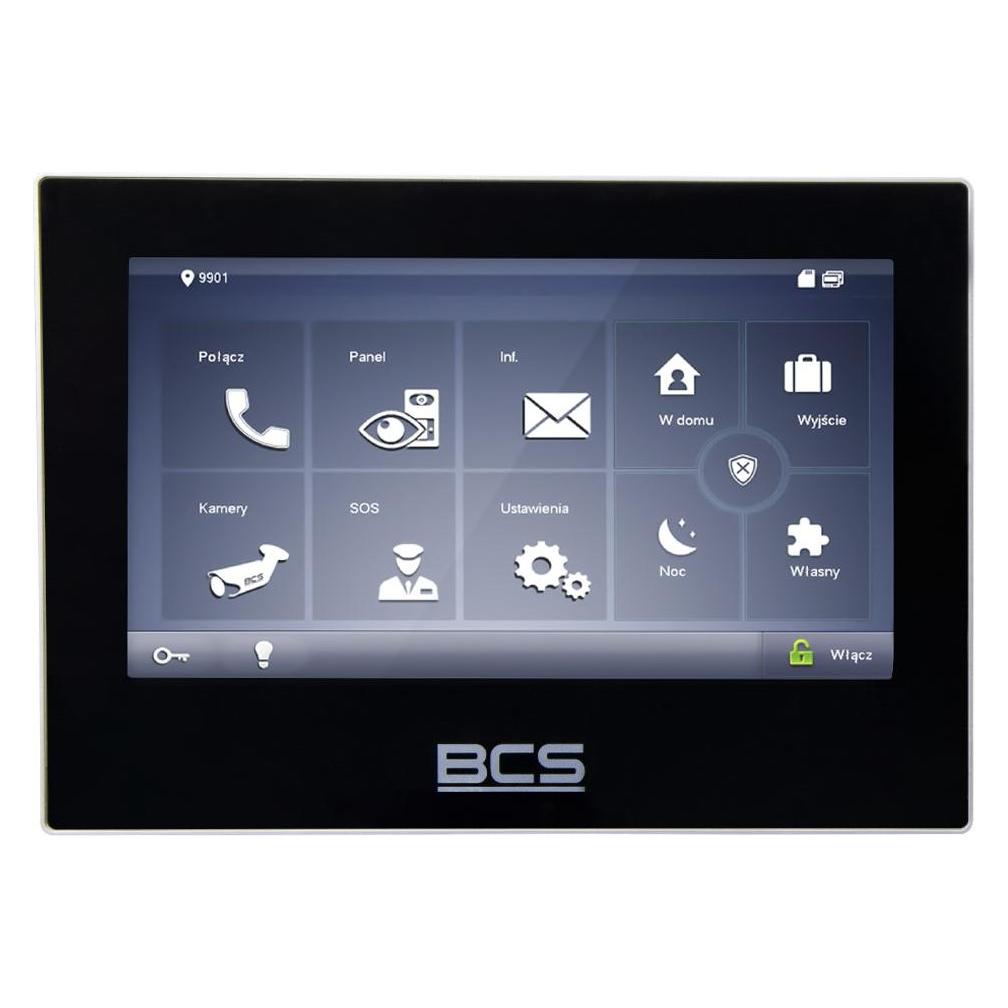 BCS BCS-MON7700B-S IP-Videomonitor mit Fernansichtsfunktion (Ethernet, WLAN) (BCS-MON7700B-S)