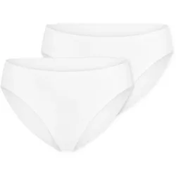 2 Schiesser Tai-Slips - Damen - Gr. 38 - weiß