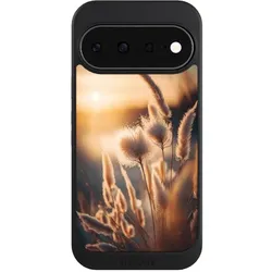 Nivocase Hülle für Google Pixel 11 Handyhülle NIVOcore Case Schwarz Natur Sonne Pampasgras (Google Pixel 11), Smartphone Hülle, Schwarz