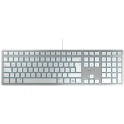 CHERRY KC 6000C FOR MAC Tastatur Universal USB QWERTZ Deutsch Silber