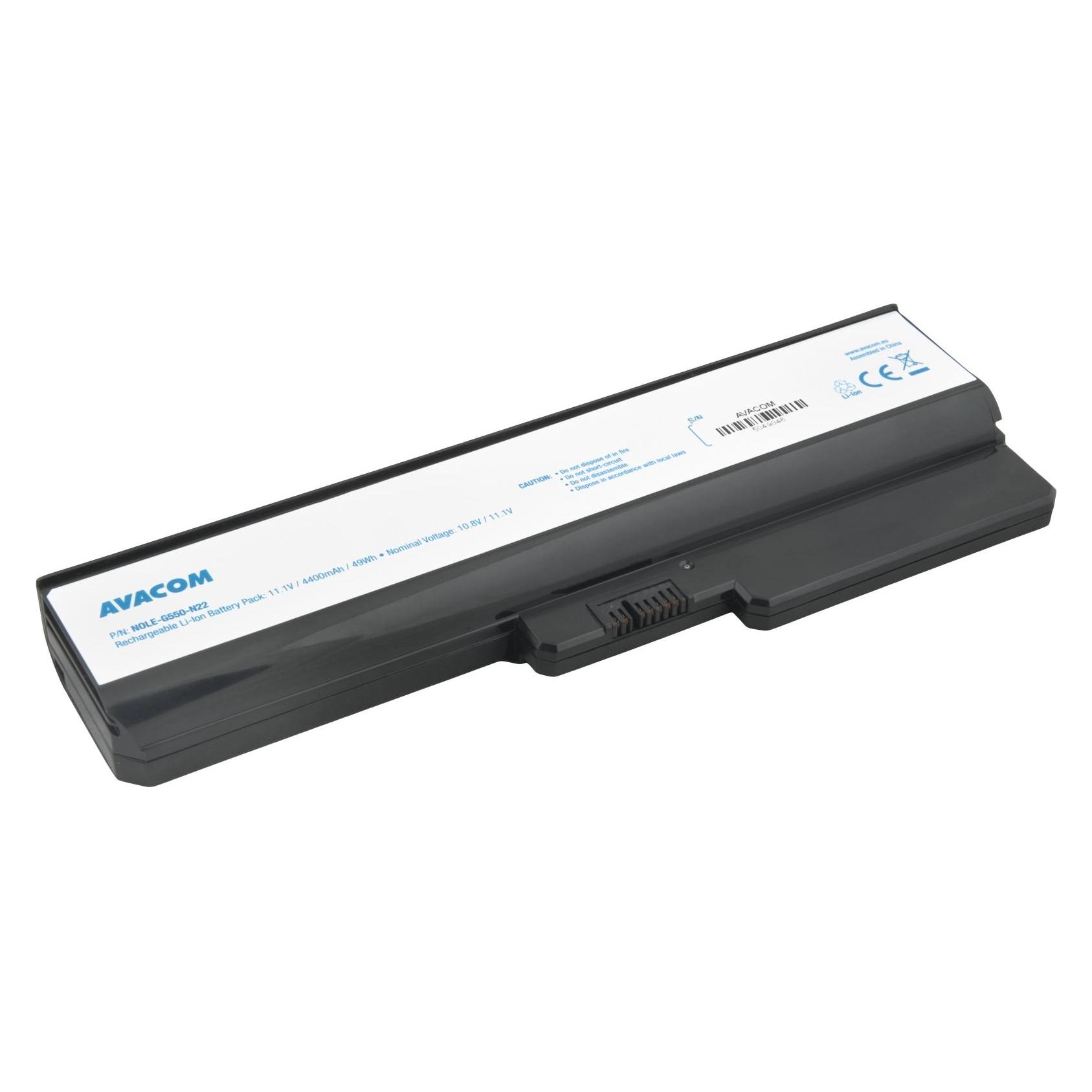 Avacom LENOVO G550, IDEAPAD V460 SERIES LI-ION (6 Zellen, 4400 mAh) (NOLE-G550-N22)