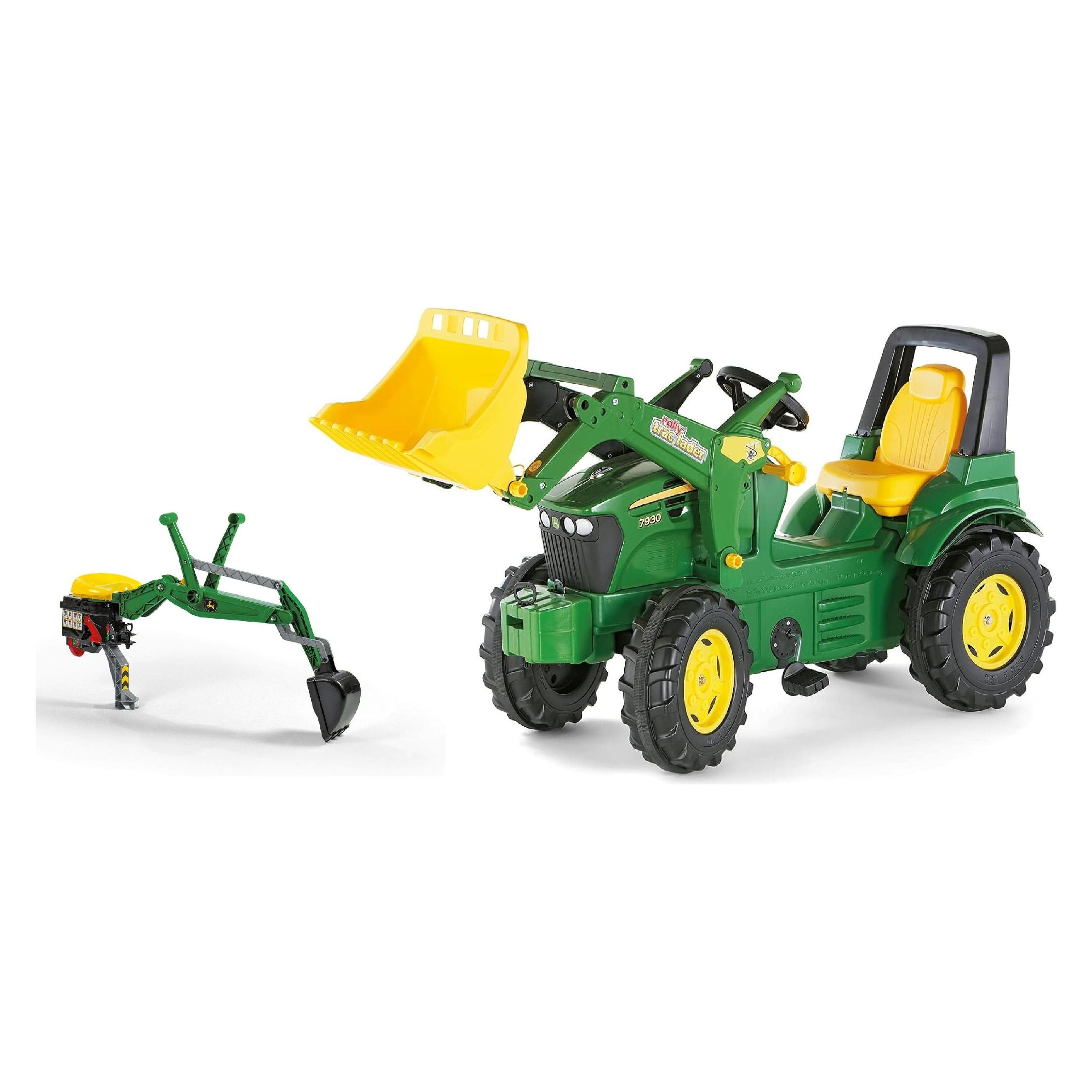 Rolly Toys Farmtrac mit Frontlader und Bagger (66568691)