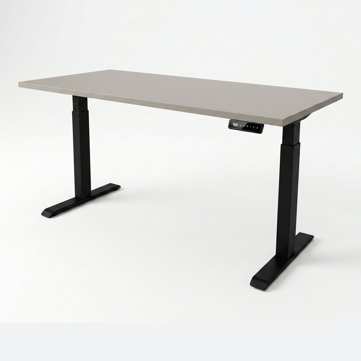 Cuando Elektrisch Zit-sta bureau Zwart B: 120 cm