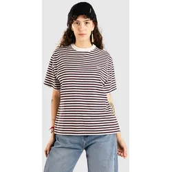 Carhartt WIP Ezra T-Shirt ezra stripe / cozy prp / wax Gr. L