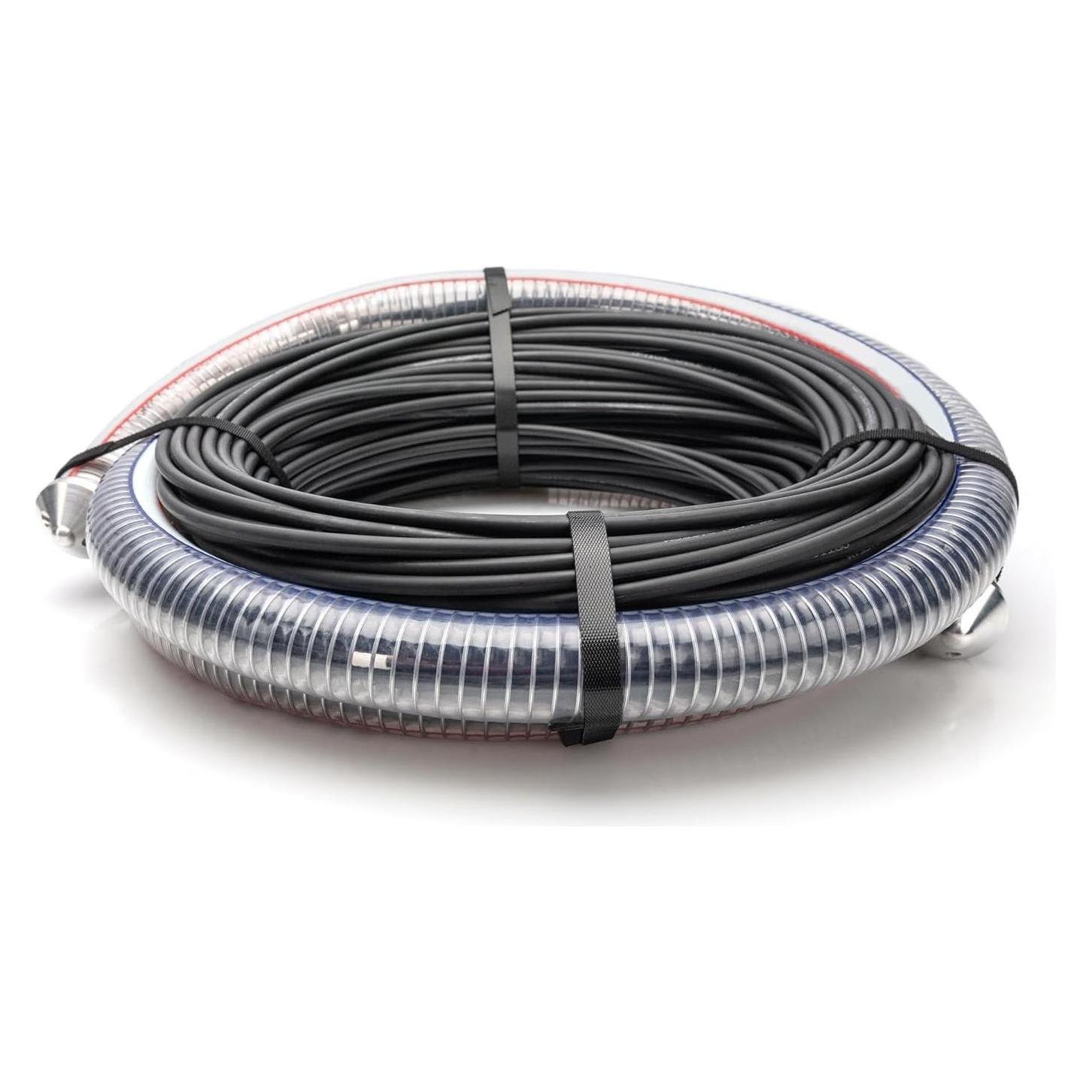 Digitus Vorkonfektionierte Glasfaser Universal Breakout Kabel, Multimode OM4, 8 Fasern, LC/UPC - LC/UPC (75 m) (DK-24338U075BK-BBB)