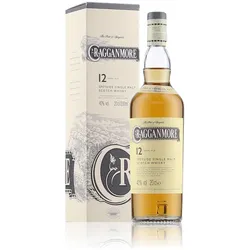 Cragganmore 12 Years Whisky 40% Vol. 0,2l in Geschenkbox
