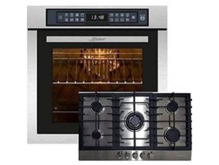 Kaiser Set four EH 6306 R + KG 9356 Turbo four à encastrer 79L grill 15 ft.+ cuisinière à gaz encastrable 90cm 3 8 Kw WOK
