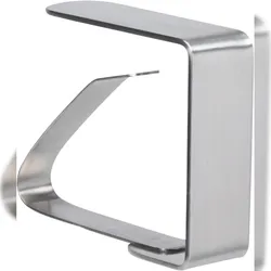 Tischklammern Klammern Tischhalter 8 Stk 4,5x1,5x5,5cm Edelstahl Tisch Decken