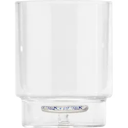 Teca Terrazzo Wasserglas 350 ml blau-weiß