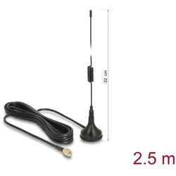 DELOCK GSM / UMTS / LTE Antenne SMA Stecker 2 dBi starr