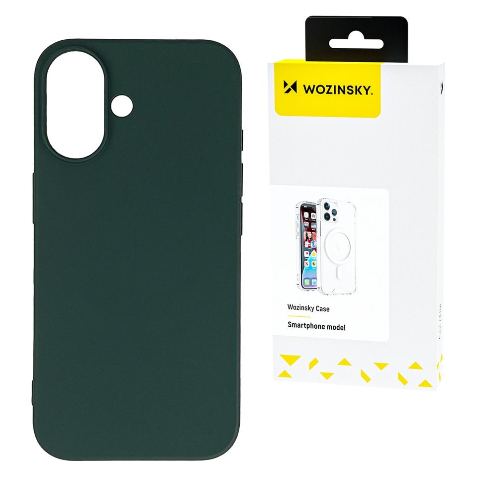 Wozinsky Silicone Case for Samsung Galaxy S25+ - Green (Samsung Galaxy S25+) (Wozinsky Silicone Case Samsung Galaxy S25+ Green)