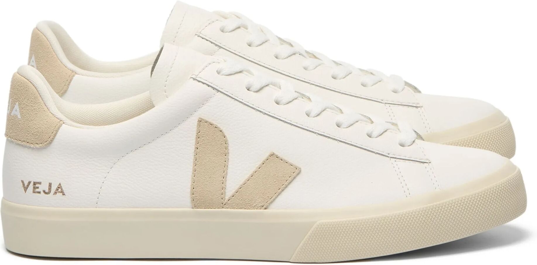 Veja Baskets Cuir Chromefree Campo Beige 36