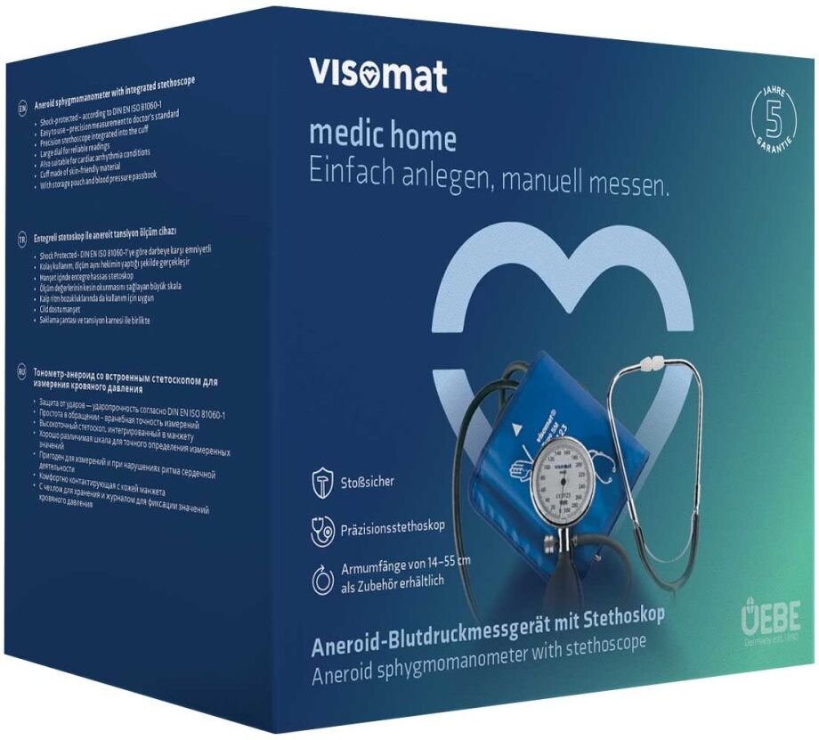 Visomat medic home M Blutdruckmessgerät mit Stethoskop