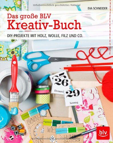 Eva Schneider - Das große BLV Kreativ-Buch: DIY-PROJEKTE MIT HOLZ, WOLLE, FILZ UND CO. - Preis vom 13.10.2026 19:28:25 h