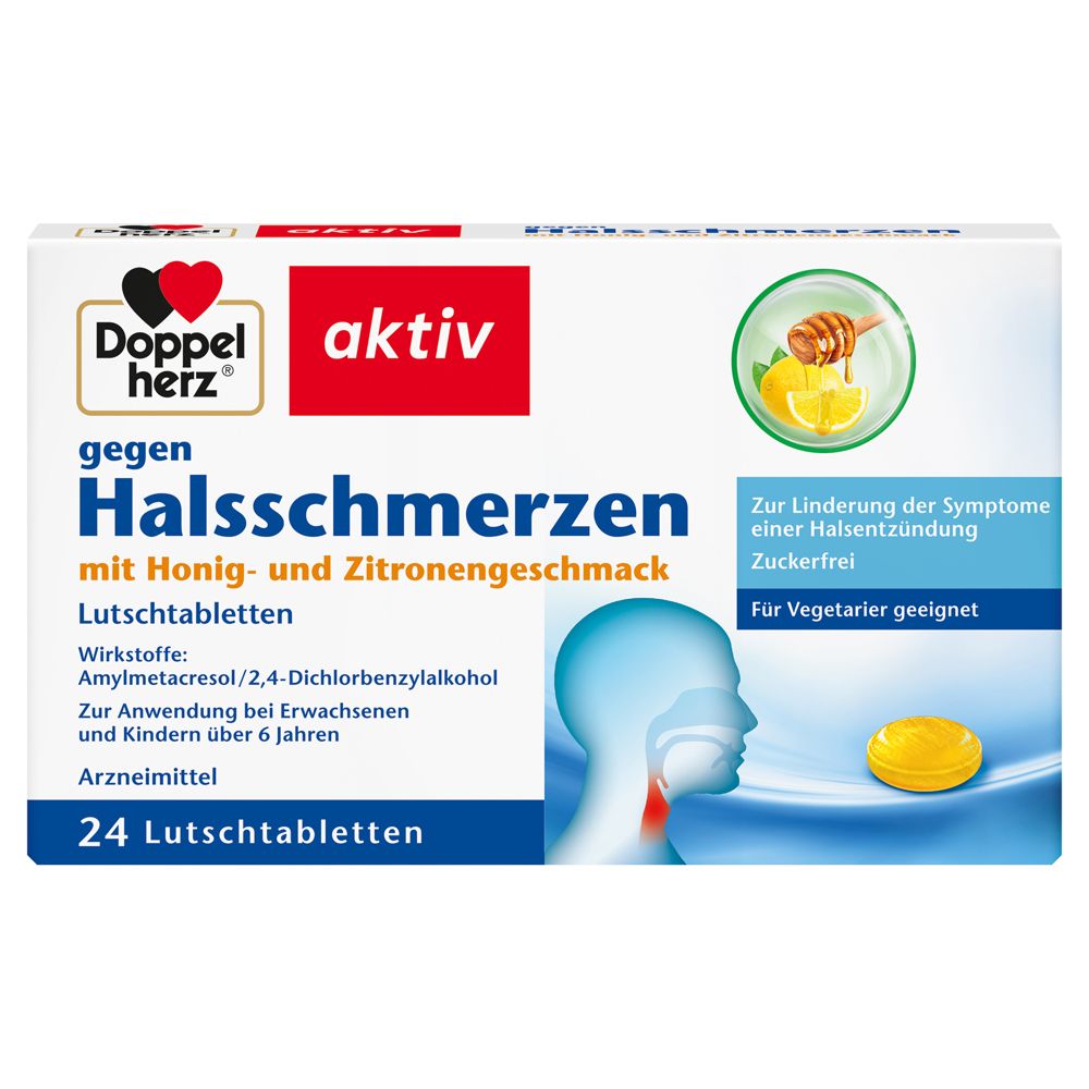 Doppelherz gegen Halsschmerzen Lutschtabletten 24 St