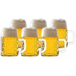 BIERKRÜGE Kaiser transparent 0,3 Liter 6er Set