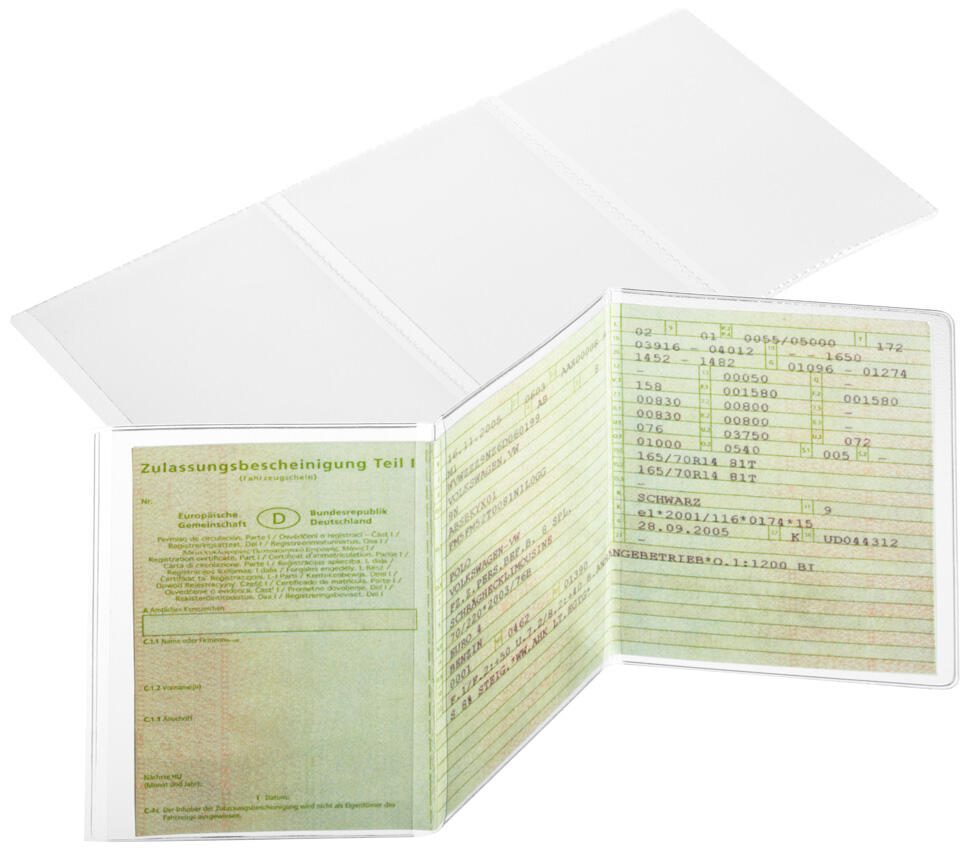 DURABLE Dokumentenhüllen 21,0 x 10,5 transparent 214219