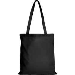 Texxilla Baumwolltasche CLASSIC mit zwei langen Henkeln, schwarz