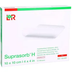 Suprasorb H dünn 10x10 cm