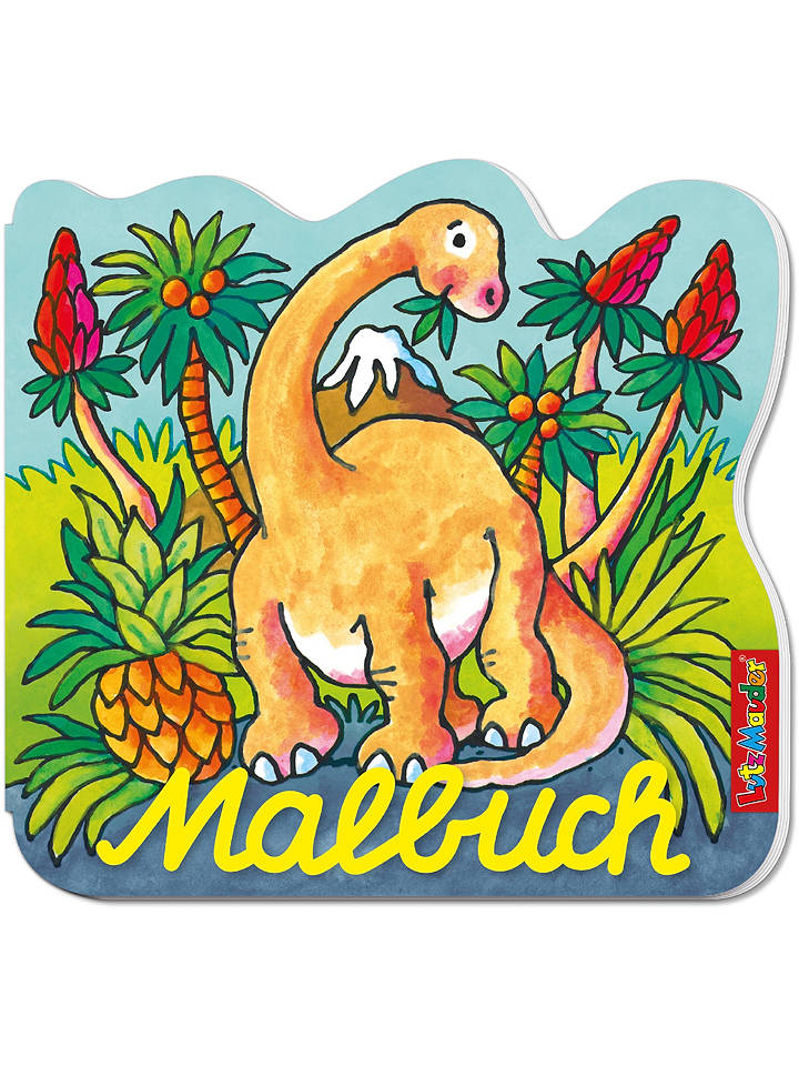 Lutz Mauder Stanz-Malbuch "Dinosaurier" - ab 3 Jahren - onesize