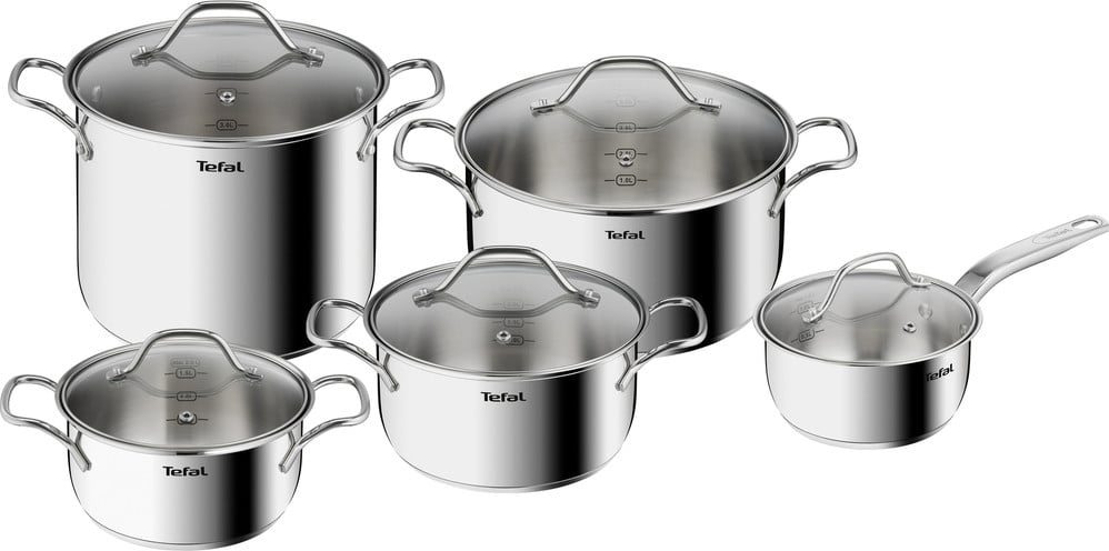 Tefal Intuition B864SA74 kookset van roestvrij staal