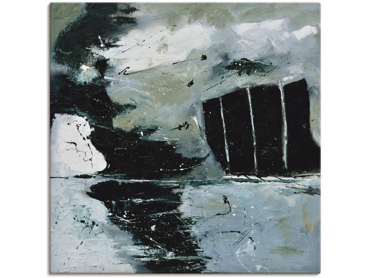 Leinwandbild ARTLAND Abstrakt XVI , schwarz (farbe bild(er): schwarz), B:70cm H:70cm, Bilder, Leinwandbild, auf Holzrahmen gespannt