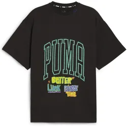 Puma, Unisex, Sportshirt, Getting Crafty Gender Neutral SS Tee 2 (XL), Schwarz