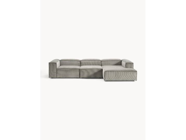 Modulares Ecksofa Lennon (4-Sitzer) aus Cord