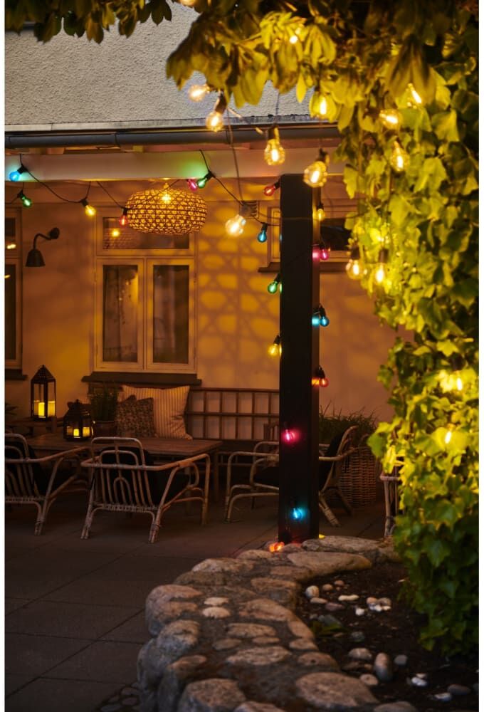 Sirius Guirlande d'Exterieur LED Multicolore Tobias 400cm Multicolore 400x5x5cm
