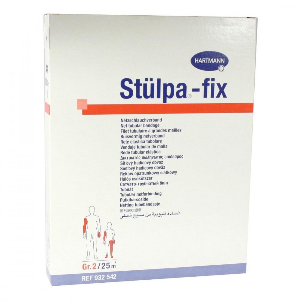 PAUL HARTMANN AG Stülpa Fix Größe 2 Mehrfing./kdr.arm/-bein 25 m Netz. 02175407