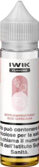 Kiwi Vapor Strawberry Ice Cream Iwik Flavors Liquido Shot 20ml Gelato Fiordilatte Fragola