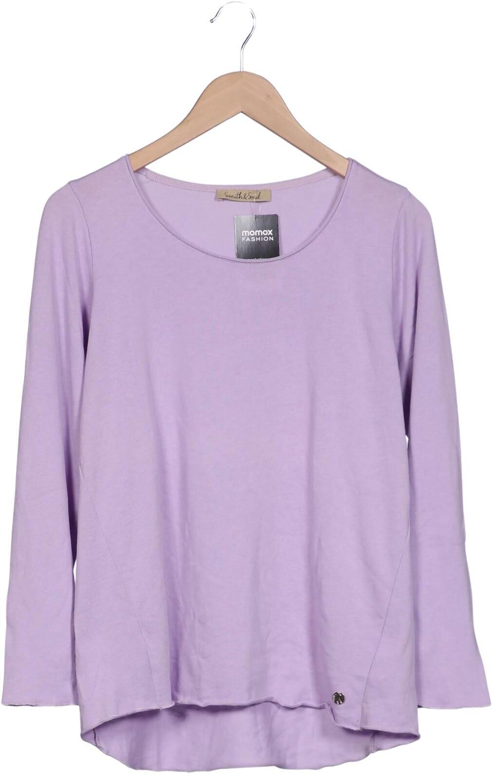 Smith&Soul Damen Langarmshirt, Flieder, Gr. L, Synthetik / Baumwolle - Second Hand