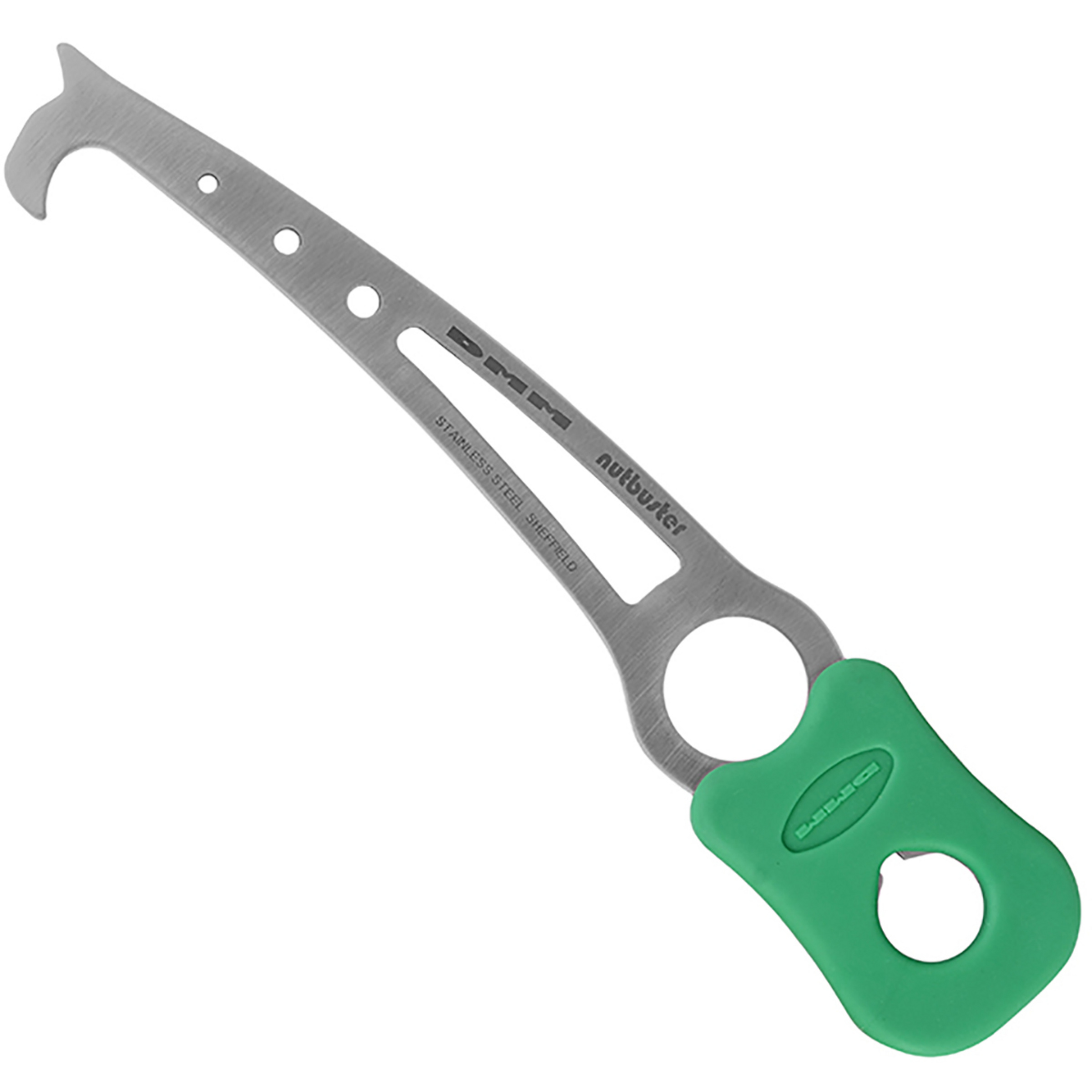 DMM Nutbuster Klemmkeilentferner Klemmkeile gruen Alpinklettern