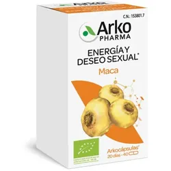 Arkopharma Maca Energie & sexuelles Verlangen 40 Kapseln