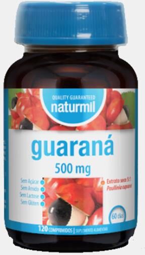 GUARANA 500mg 120 COMPRIMIDOS NATURMIL
