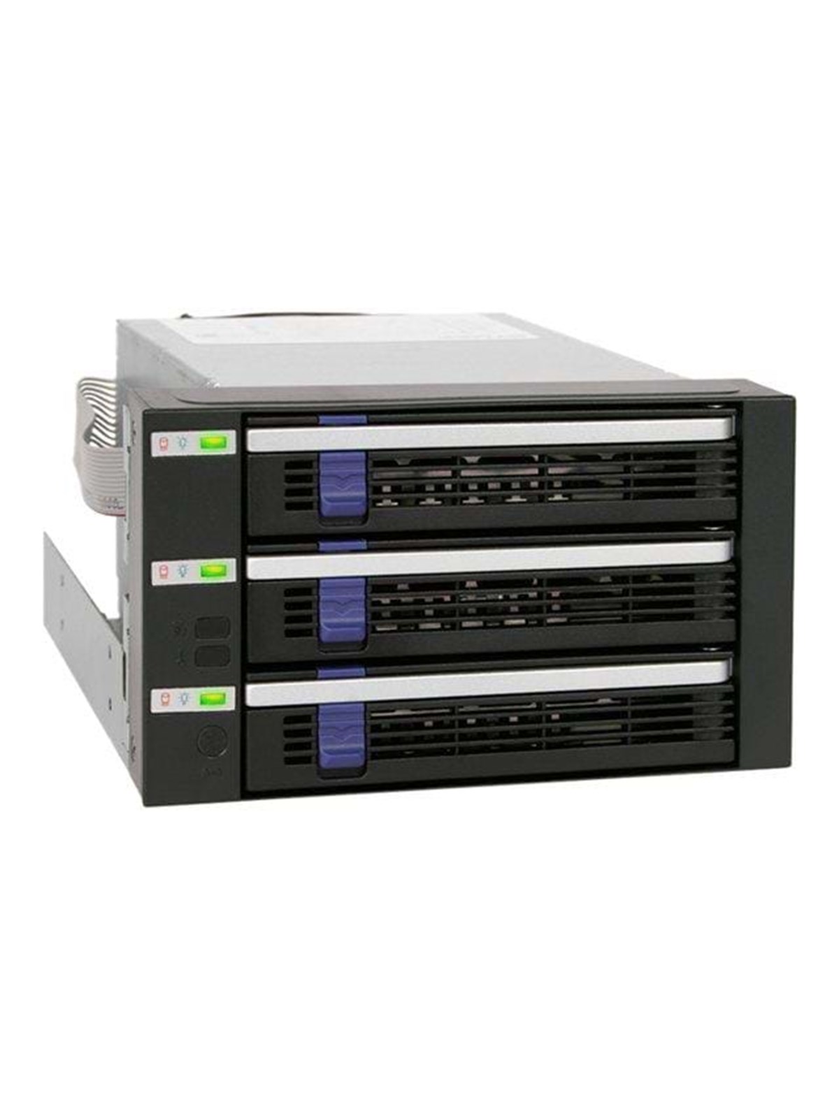 RaidSonic IcyDock 3xSATA Backplane 3.5" bk | MB153SP