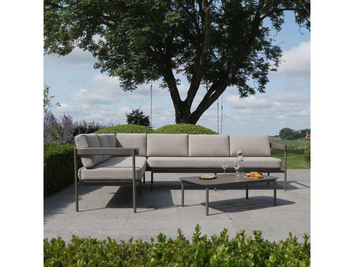 Salon de jardin bas en aluminium Sahara Wilsa Garden