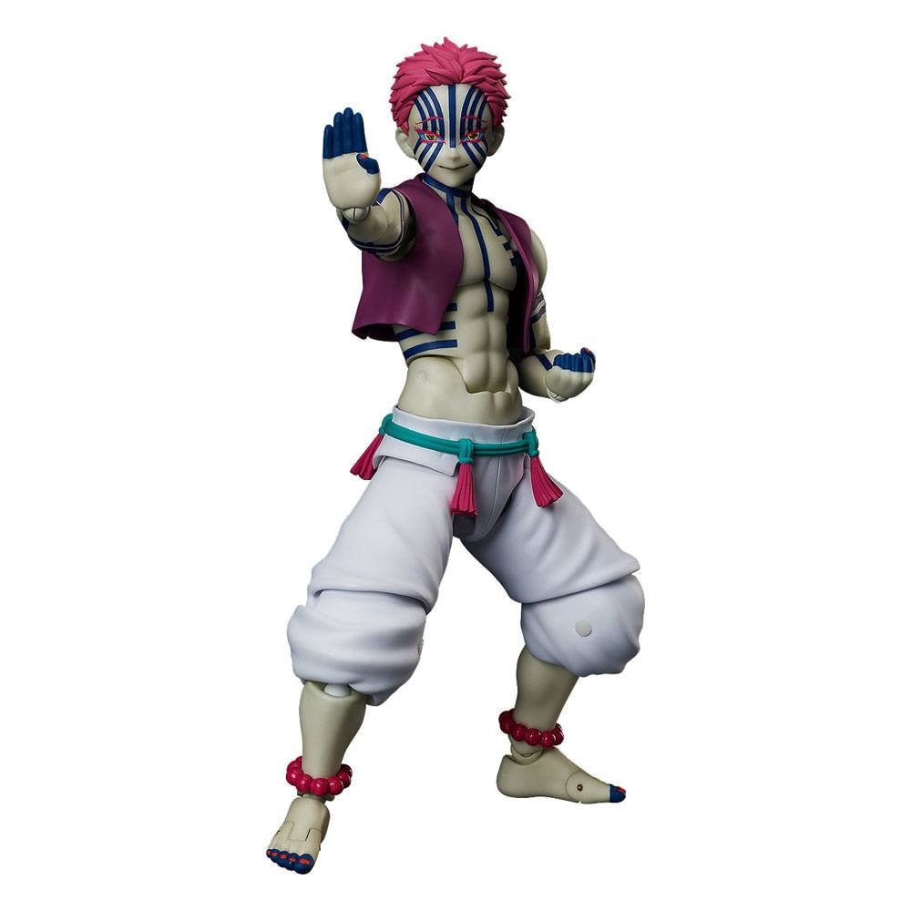FREEing Demon Slayer: Kimetsu no Yaiba Figma Akaza actiefiguur, 15 cm