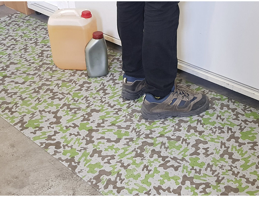 kaiserkraft BASIC Bindevlies, Tuch-Rolle, Camouflage, universal, 400 mm x 4 m